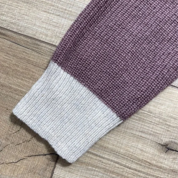 Madewell Womens Glenbrook Half Zip Merino Wool Blend Color-block Sweater‎ Size M - Picture 6 of 13